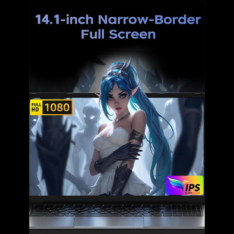 Intel Core i9 10980HK Gaming Laptop Computer 14.1inch Windows 11 Pro Laptops Office 16GB RAM 2TB SSD Gamer Portable Notebook PC