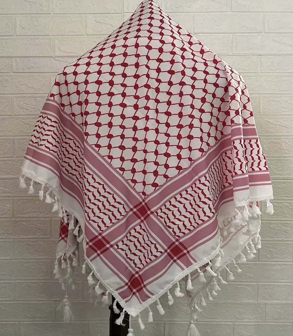 New Outdoor Arab Keffiyeh Shemagh Scarf Cotton Winter Shawl Neck Warmer Cover Head Wrap Windproof Hiking Camping Scarf Men Women
