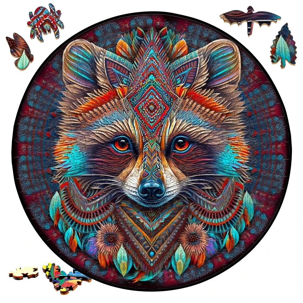 Mysterious 3D Wooden Puzzles Lion Unique Animals Shape DIY Educational Toys Gifts Wooden Jigsaw Puzzle Games For Kids Adults