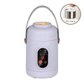 HOMEFISH Multifunctional Rice Cooker Portable Small Travel Electric Kettle Household Hot Pot with 110V US/220V EU Plug