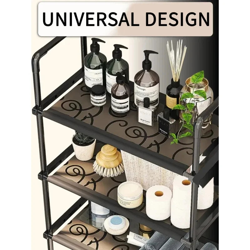 Bathroom Shelf On Toilet White Save Space With 3 Shelves Waterproof Storage Shelf Height Adjustable Legs Washing Machine Shelf