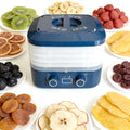 Food Dehydrator Fruit Dryer Drying Device 5 Layers Snack Herb Desiccator Pet Temperature 48Hours Long Lasting Thermos Adjustable