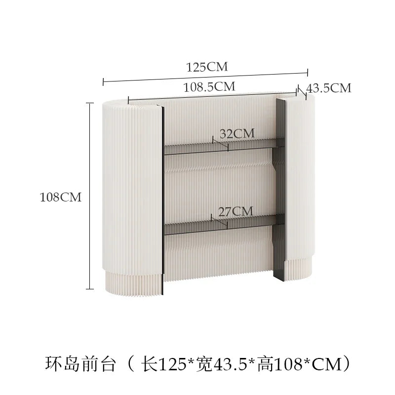Simple Premium Reception Desks Glam Modern Nordic Unique Bar Counter Luxury Cute Escritorio De Recepcion Commercial Furniture