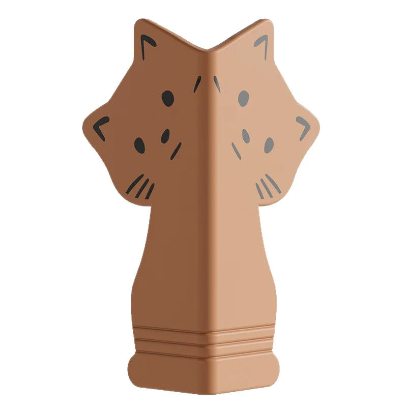 2pcs 2026 New Silicone Cartoon Corner Protectors, Full-Wrap Adhesive Guards for Table & Wall, Baby Home Safety Bumpers.