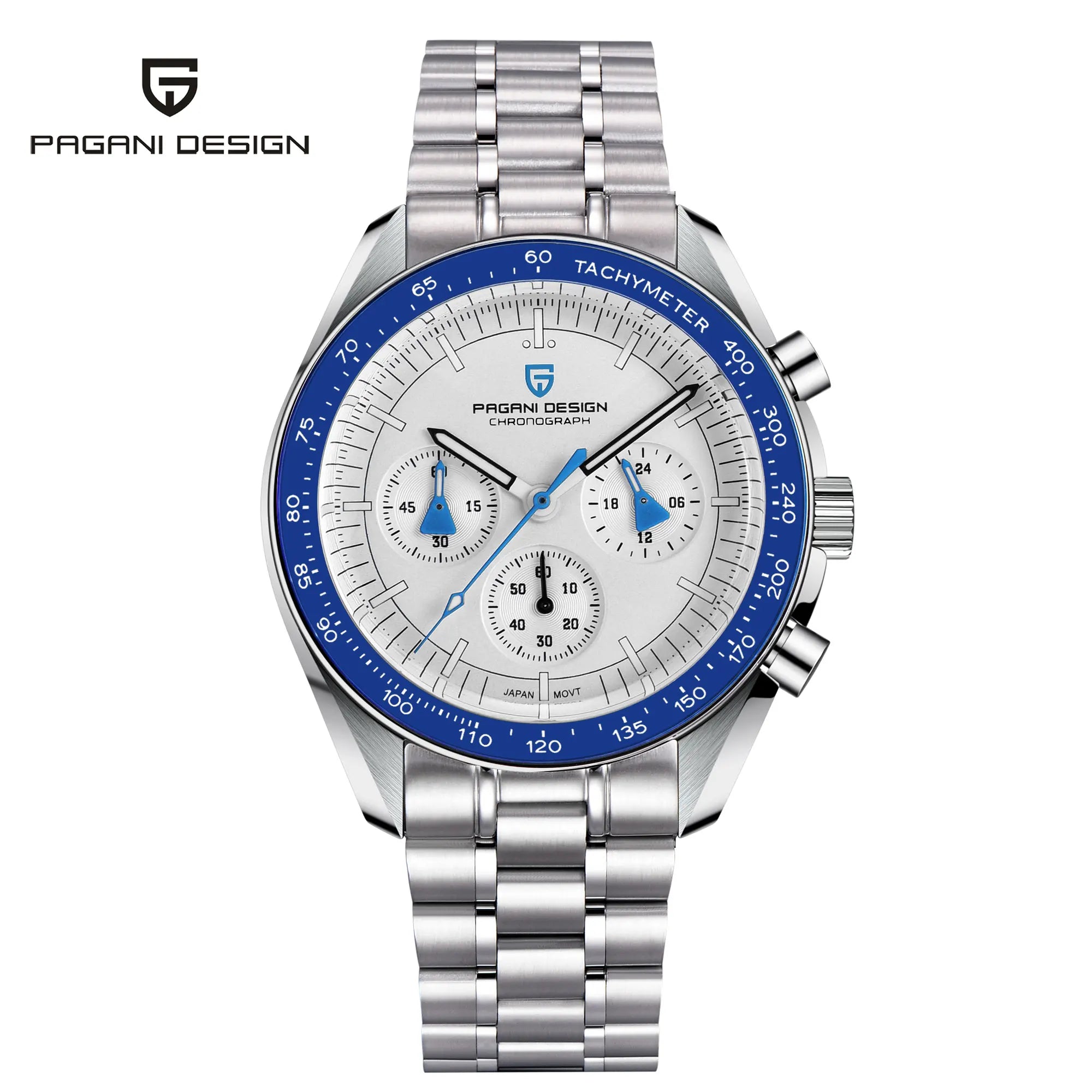 PAGANI DESIGN 2026 New Men Watches Luxury Quartz Watch For Men Auto Date Chronograph Sapphire crystal Stainless steel Wristwatch