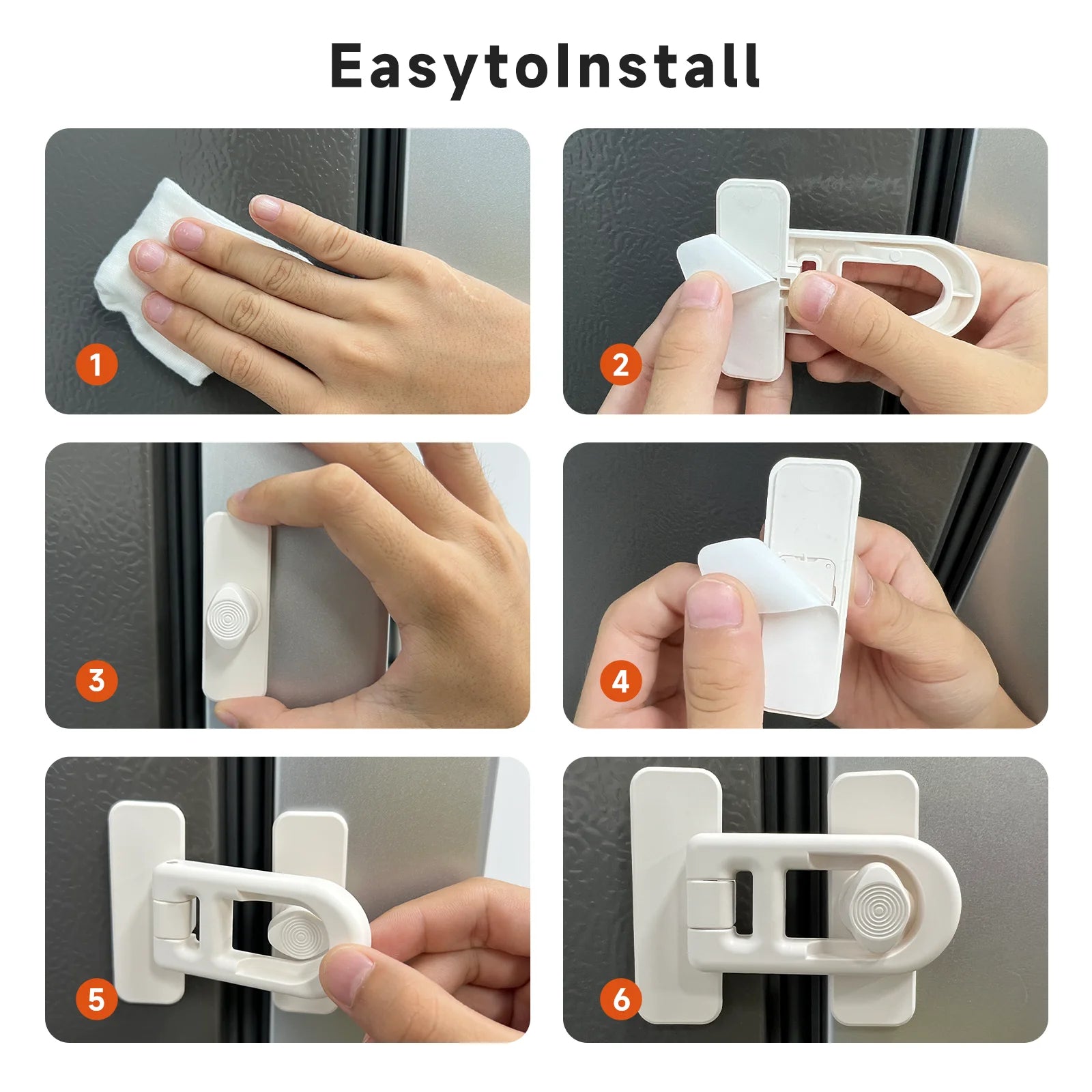 Child Safety Fridge lock Single-Door Refrigerator Door Stopper Baby Protection Kids Safety Care Freezer Lock