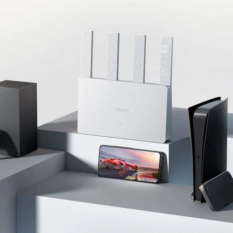 XIAOMI Router BE3600，WiFi 7 Dual-band Qualcomm Quad-core Processor，3570Mbps Dual WAN LAN VPN，Chinese Version With Adapter