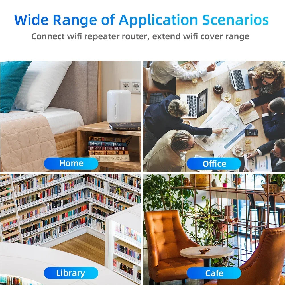 NEW 1200Mbps WiFi Repeater Wireless Extender WiFi Booster 5G 2.4G Dual-band Network Amplifier Long Range Signal WiFi Router Home