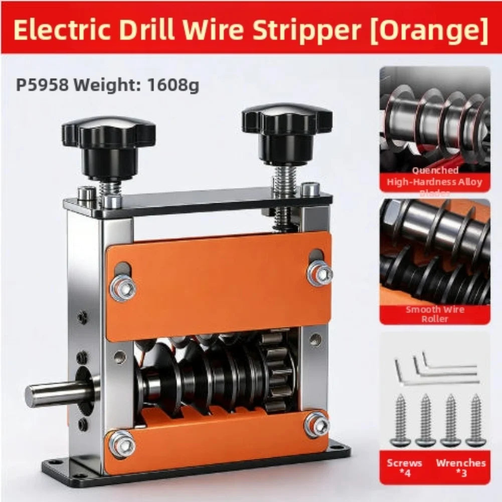 Manual Dual-drive Wire Stripper, Suitable For Precise Cutting And Stripping Of 1-17mm Scrap Wire And Copper Wire Cables