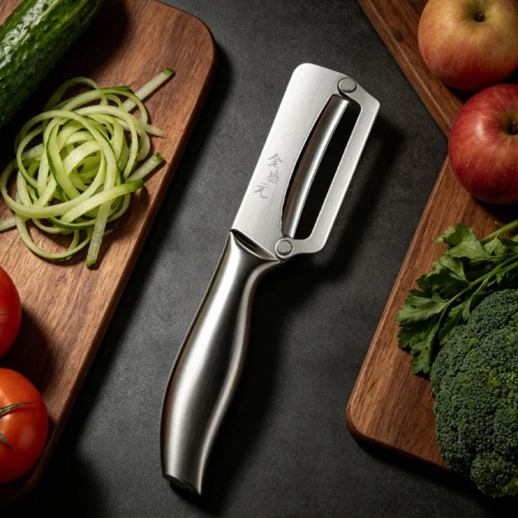 Stainless Steel Kitchen Peeler Potato Pumpkins Peeler Non-slip handle Household MultiFunction Vegetable Peeler ProfessionalGrade