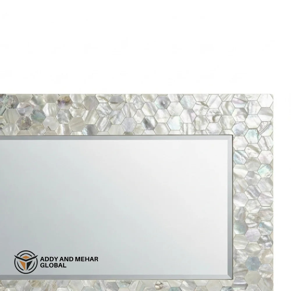 Luxury Square MDF Inlay Wall Mirror Handmade Art Deco Decorative Mirror for Premium Home Dcor and Wedding