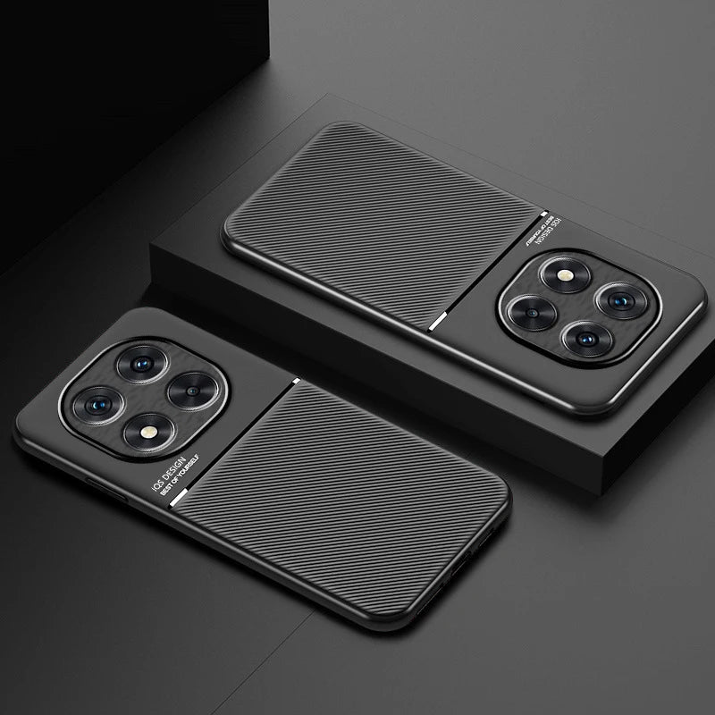For Xiaomi Poco X7 5G Case Leather Soft Silicone Bumper Coque For Pocco Poko Little X7 X 7 PocoX7 Car Magnetic Holder Back Cover