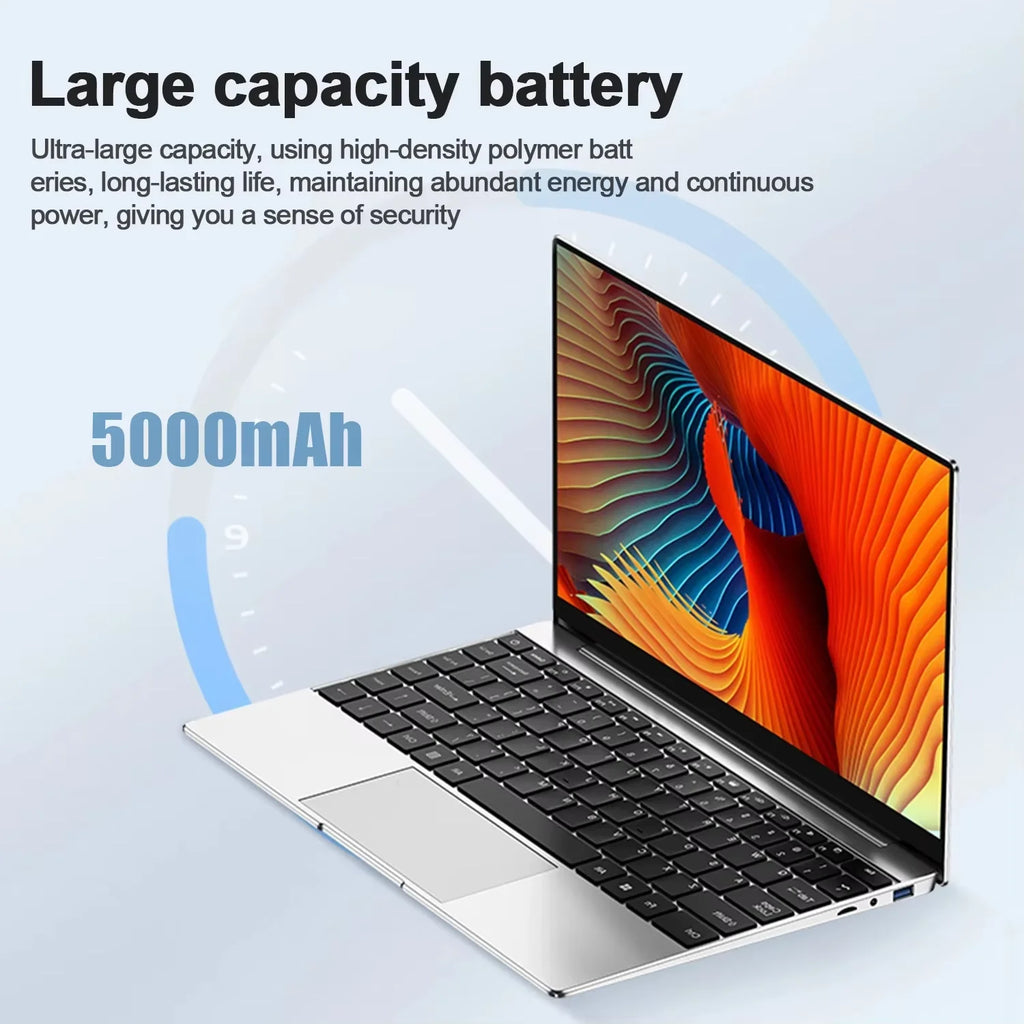2026 14.1” Gaming i9 Laptop Windows 11 Intel Core i9-10980hk 16GB RAM 1/2TB M.2 SSD Laptops 4K HD Gaming Notebook Desktop PC