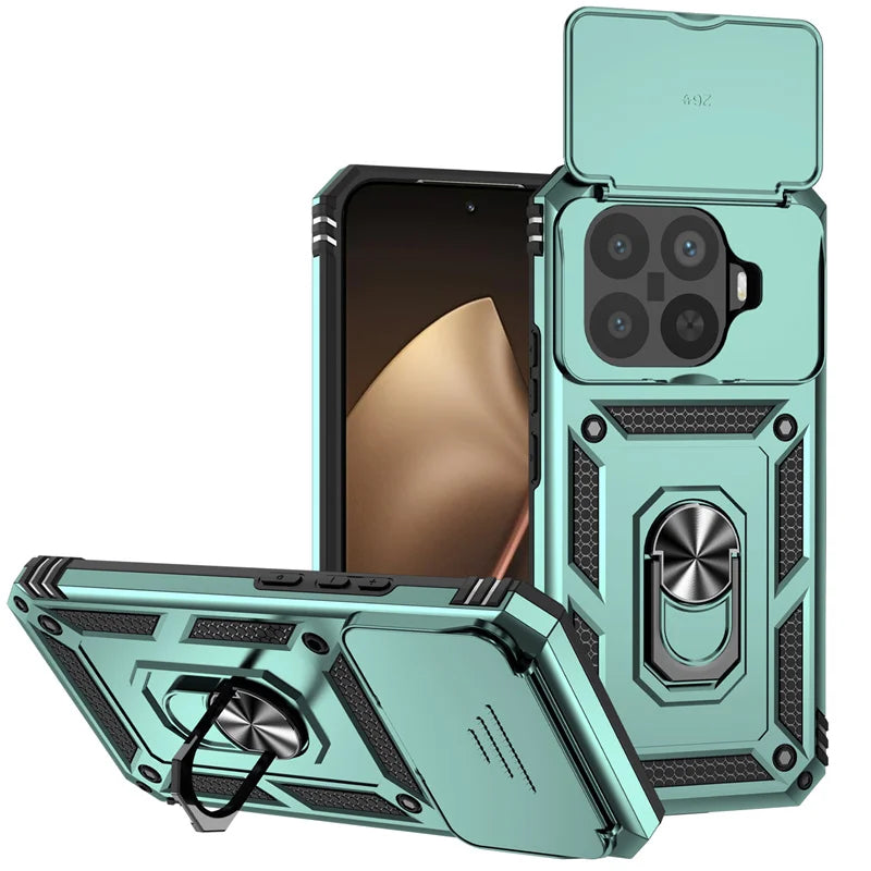 Slide Camera Protector Armor Funda For Xiaomi 15T Pro Case Magnetic Holder Ring Cover For Mi 15T Mi15T Xiaomi15T 15 T Pro 15TPro