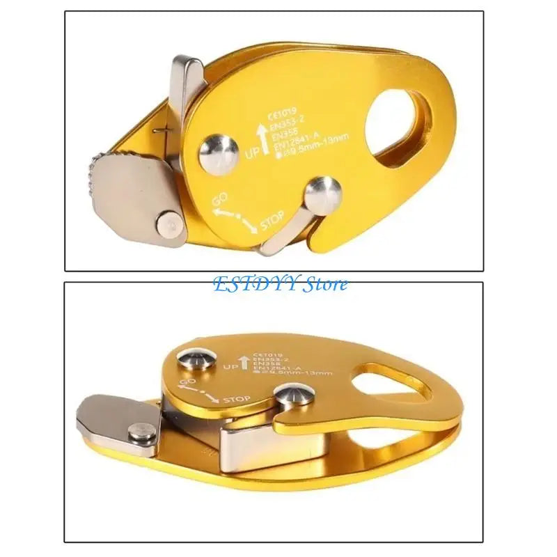 G6DE Professional Rope Grab Falling Arrestor Auto Lock Retarder Ascending Descender for Mountain Climbing