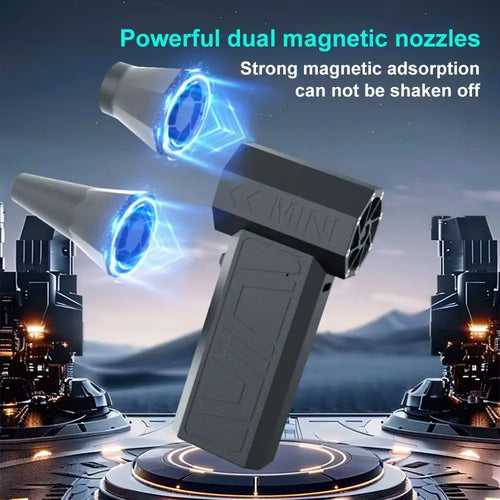 130000RPM Turbo Jet Fan Electric Air Duster Portable Cleaning Blower Tool Car Blowing Snow 4 Gears adjustable Type-C Charging