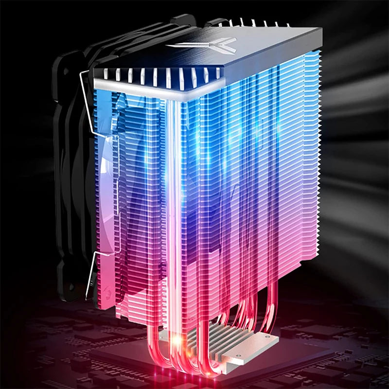 JONSBO CR1400 COLOR CPU Cooler, 92mm PWM Fan CPU Cooler, 4 Heat Pipe High 126mm  Air Cooler Tower Radiator for Intel LGA1700 AM5
