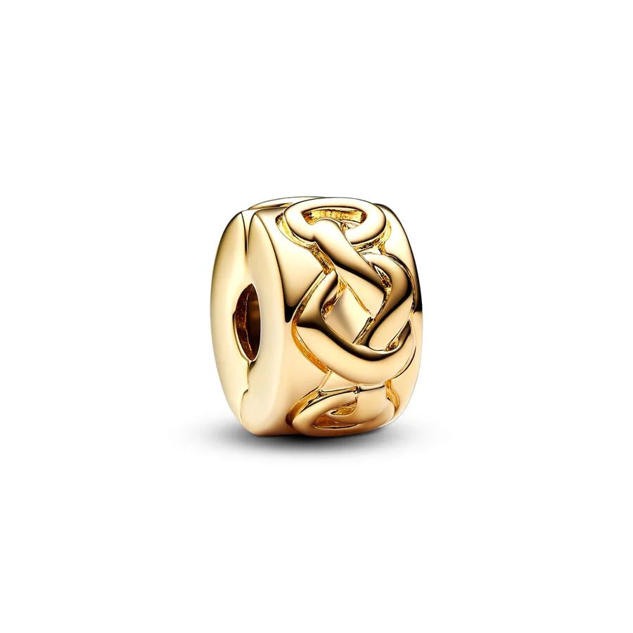 Gold Plated CZ Charms Fit Original Bracelet 925 Sterling Silver Core Heart Star Flower Dangle Beads Luxury DIY Jewelry Gift