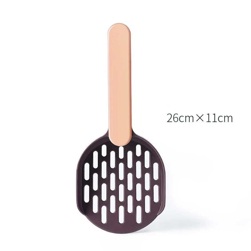 New pet litter shovel Candy color high appearance horizontal handle cat toilet shovel poop pickup Cat cleaning supplies