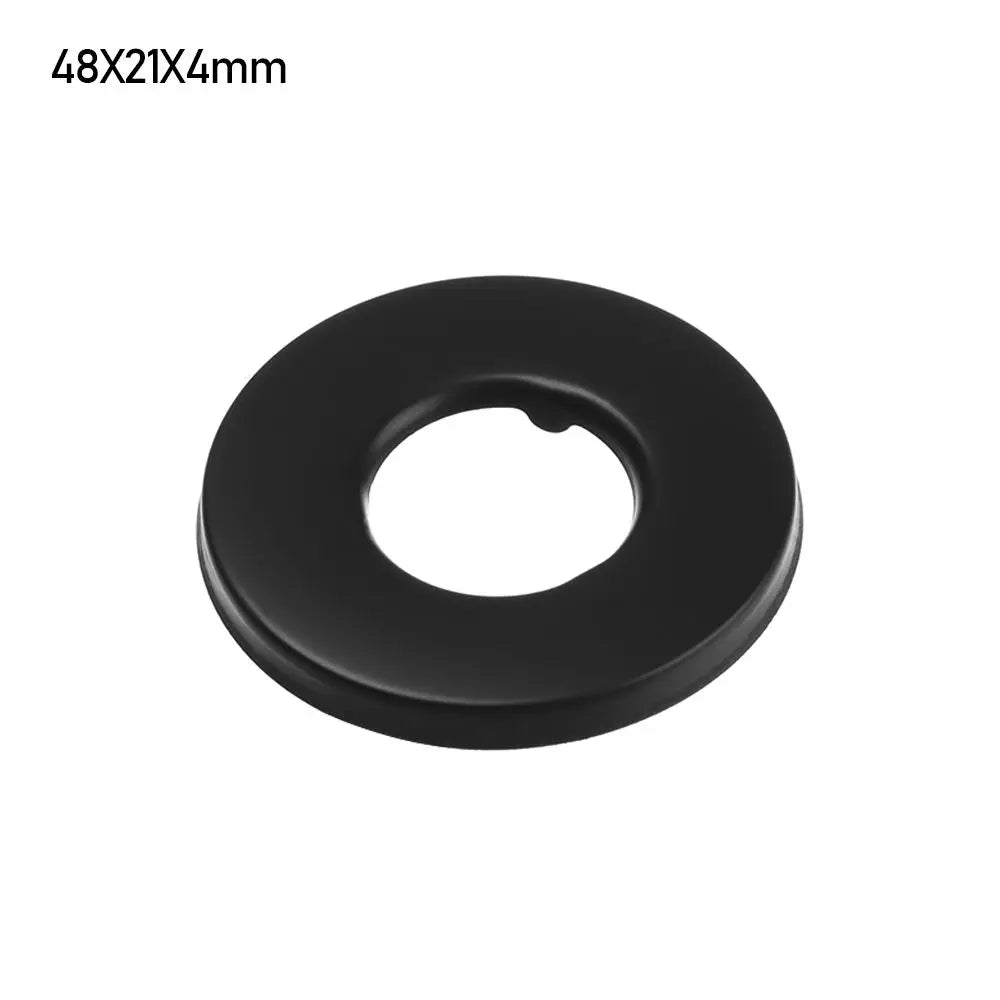 Black Shower Faucet Decorative Cover Stainless Steel Water Pipe Wall Covers Heat Resistant Durable Bathroom Kitchen Accessories