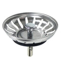 1pc Strainer Premium Stainless Steel Replacement Kitchen Sink Strainer Waste Drain Plug 80mm Drainer Strainer Leach Basket Waste