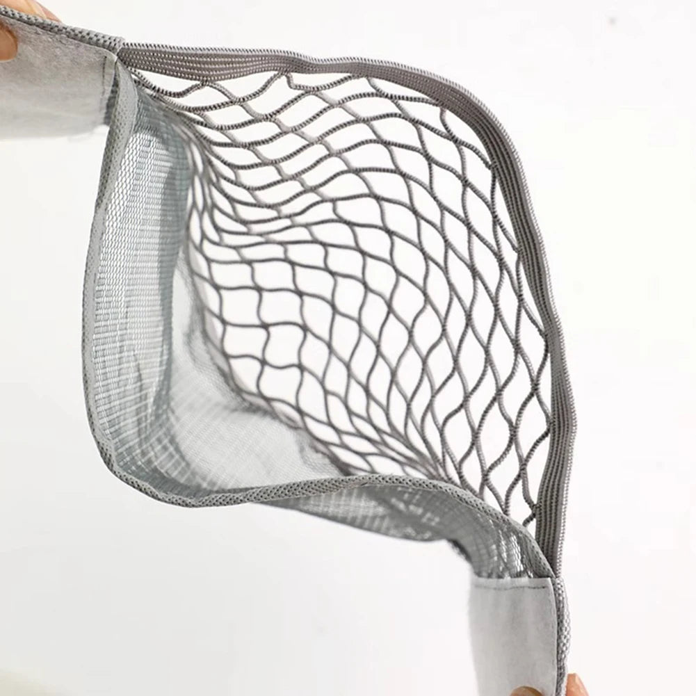 Breathable Mesh Storage Bag Large Capacity Wall-Mounted Garbage Storage Bag Hanging Storage Mesh Bag For Kitchen Cabinet Door
