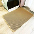new 90X60CM Cat Litter Mat Waterproof Double Layer Pet Litter Box Mat Pet Toilet Cat Mat Nonslip Sand Cat Washable Mat Pet Clean