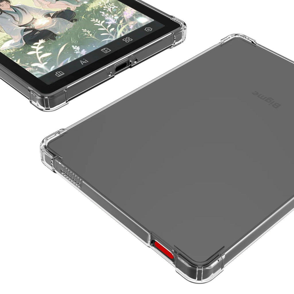 Clear Case for Bigme B6 eReader | Slim & Lightweight | Anti-Slip & Scratch Resistant | TPU Transparent Flexible Soft Back Cover