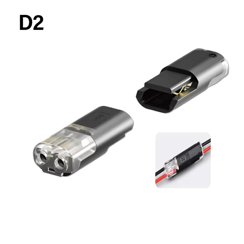 Premium Electric Wire Connector No Strip Line Cable Interconnection Detachable Automotive Terminal Plug Universal Grade Reliable