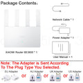 XIAOMI Router BE3600，WiFi 7 Dual-band Qualcomm Quad-core Processor，3570Mbps Dual WAN LAN VPN，Chinese Version With Adapter