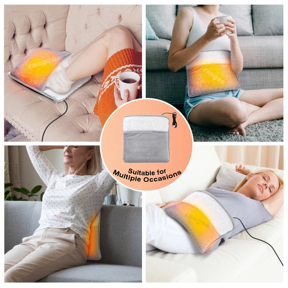 Electric Foot Heater Portable Soft Foot Warmer Mat For Home USB Foots Warmer Pat Wearable Foot Warmth Mad Winter Foot Warmer