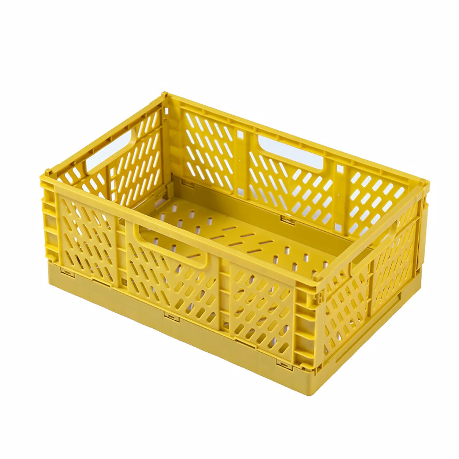 New Arrival Foldable plastic storage basket, desktop stackable storage basket, snack storage box, living room storage box