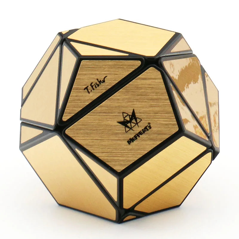 Meffert's Golden Dodecahedron Tony Fisher Ghost Skewb Strange-Shape Magic Cube Twisty Puzzle Black Body Megaminx Children Toy