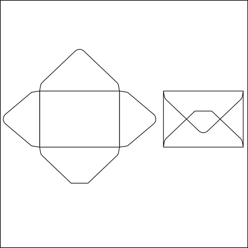 10-100 pcs Classical White Kraft Blank Mini Paper Window Envelopes Wedding Invitation Envelope Gift Envelope