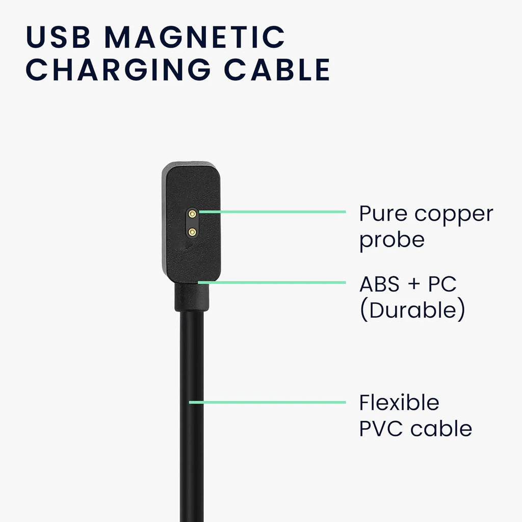USB Charging Cable for Xiaomi Mi Band 9 8 Magnetic Charger for Xiaomi Mi Band 9 NFC 8 NFC Travel Charging ,60/100cm
