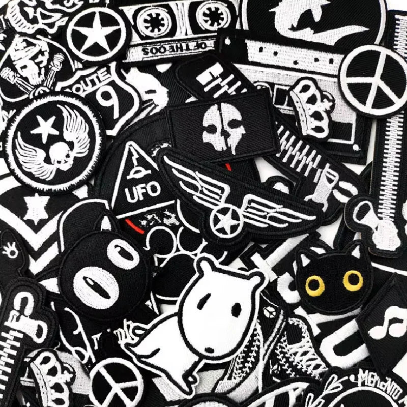 Star Dog Cat Eye Patch Embroidery Applique Ironing Sewing Supplies Decorative Badges For Clothing Accessories Zipper
