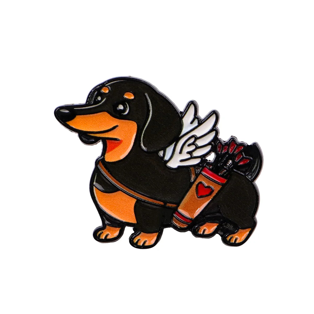 Sweater Sausage Dog Enamel Pins Cute Animal Couple Brooch Lapel Pin Badge on Backpack Clothing Accessories Fashion Jewelry Gifts