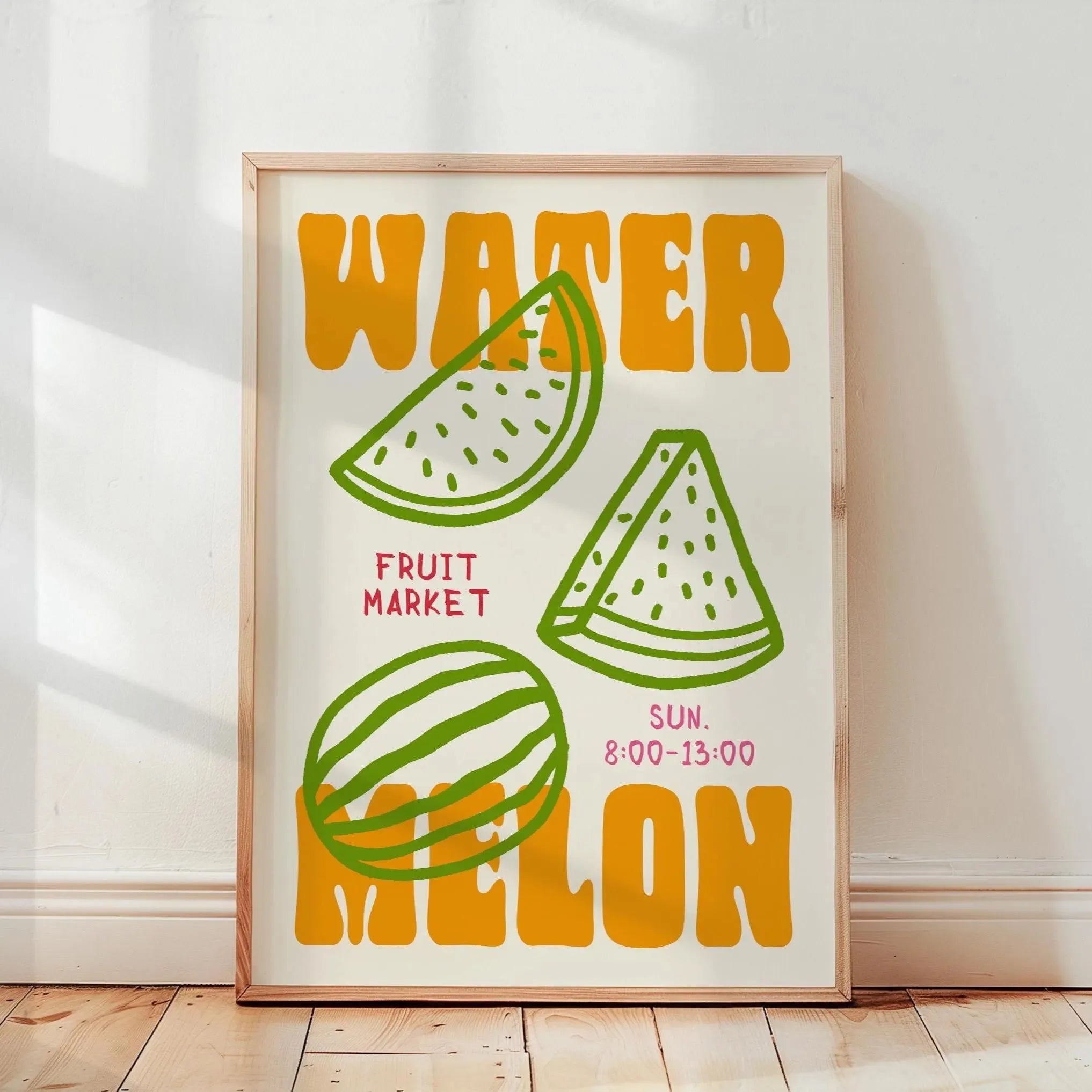 Retro Limon Cello Lemon Fruit Canvas Print Positano Lemon Strawberry Fruit Market Poster for Modern Bedroom Kitchen Home Decor