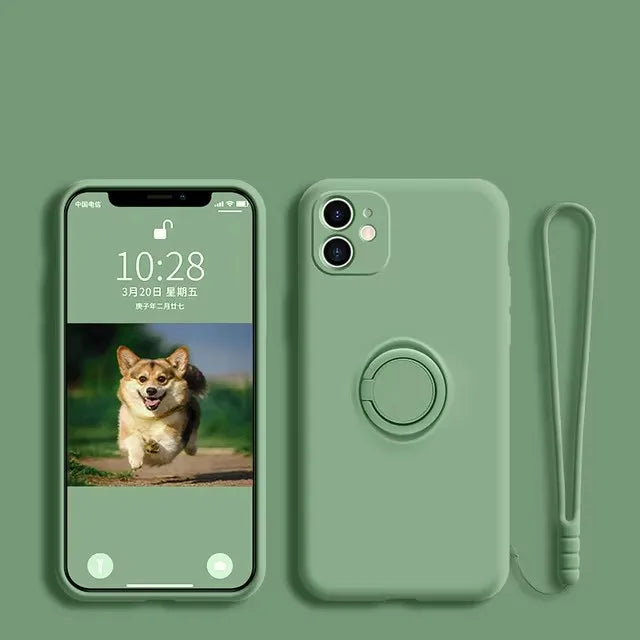 Luxury Liquid Silicone Magnetic Holder Stand Phone Case For XiaoMi 14T 15 Pro Redmi 13C 4G Note 13 14 15 Pro Plus 5G Back Cover
