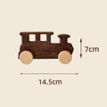 Walnut Wood Coat Racks Creative Locomotive Clothes Hook Retro Living Room Simple Wall Storage Hook Home Decoration Accessories