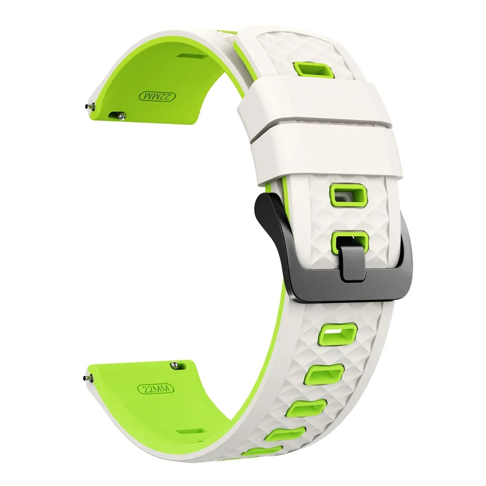 22mm Sport Slicone Strap For OnePlus Watch 3 2 2R 46mm Soft Bracelet For OPPO Watch X X2 4 Pro/Mi Watch 2 Pro S4 S3 S1 Watchband