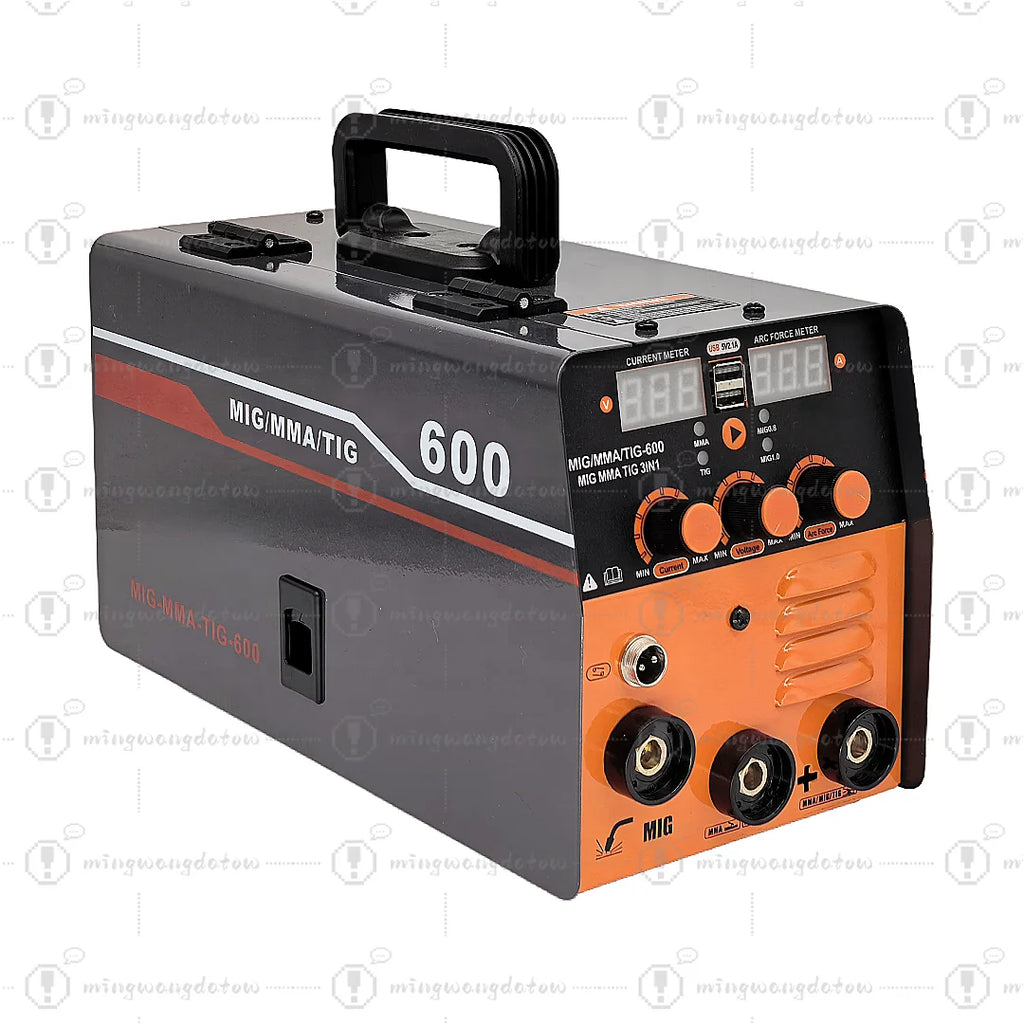 2025 New Model 220V MIG Welders Portable IGBT Inverter Arc Welder USB 3 In 1 Gasless MIG/MMA/LIFT TIG Welding Machine 600 Amp