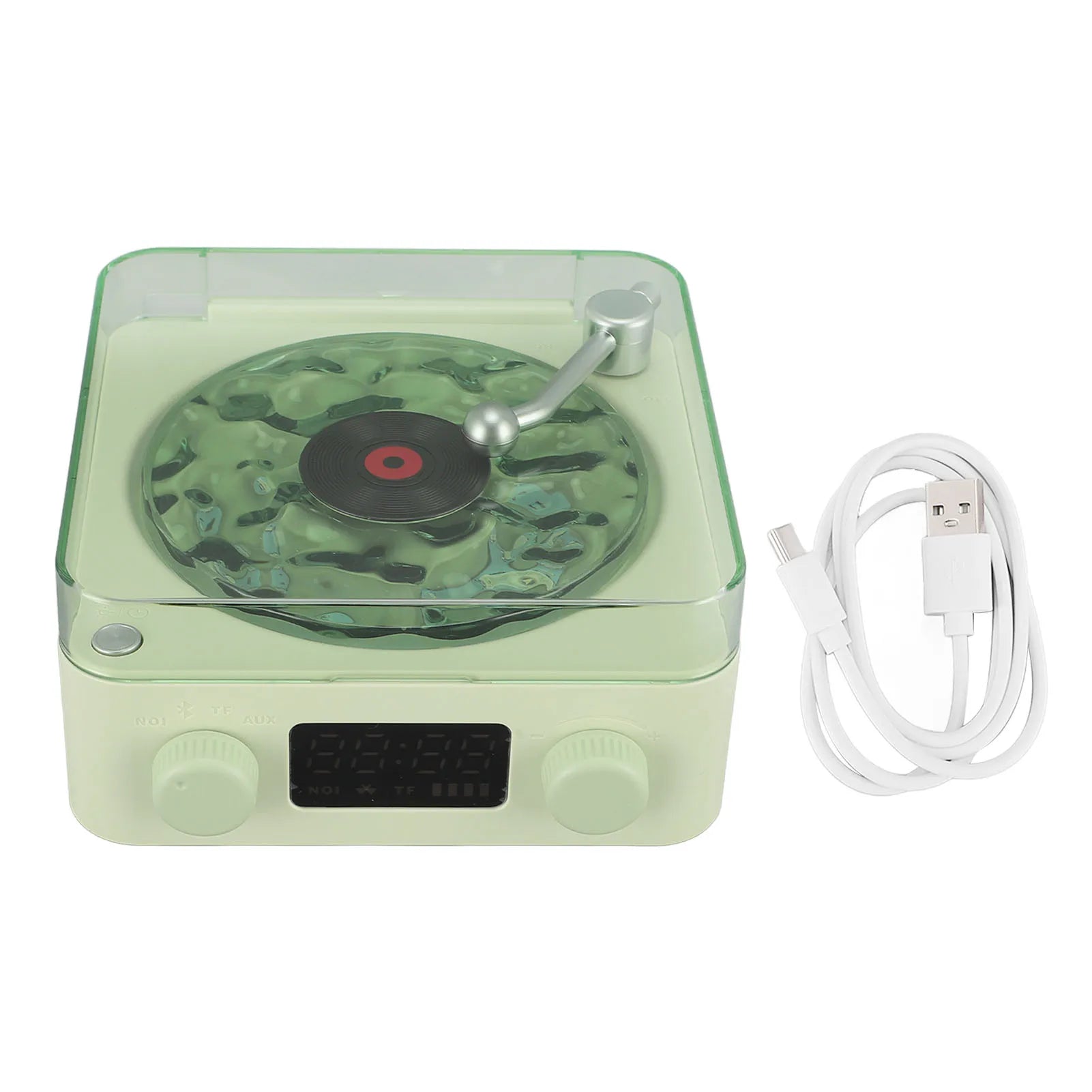 Record Player  Speaker Stereo Sound Multifunction Support Memory Card Portable Bluetooth Speaker for Living Room