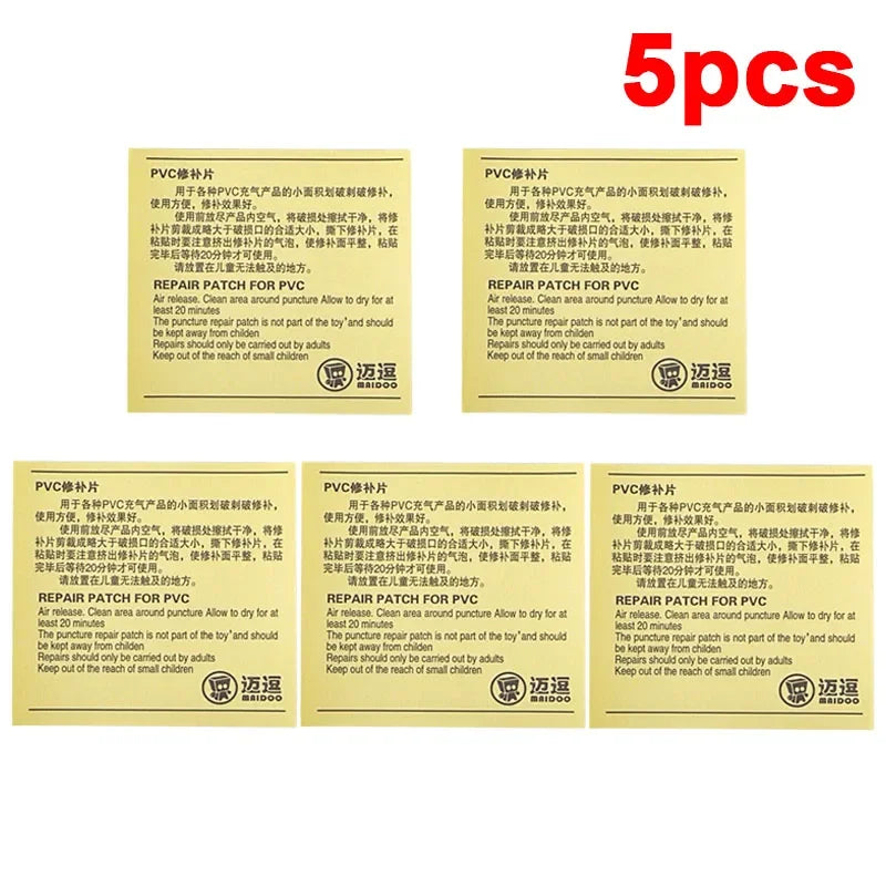 5/10/20pcs Waterproof Transparent Cloth Patches Outdoor Tent  Repair Tape PVC Self Adhesive Nylon Sticker for Repair Patch Tool