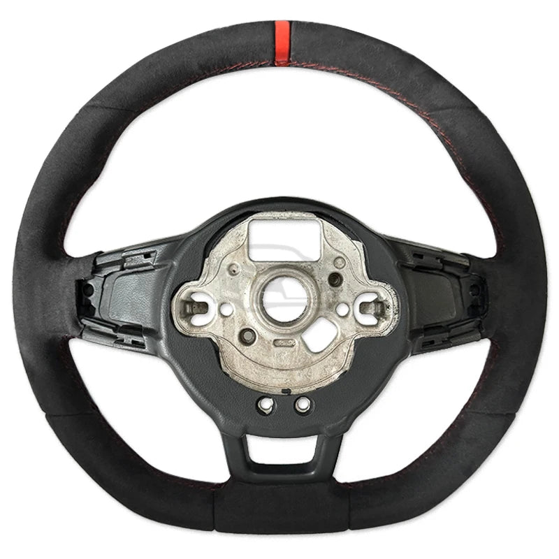 FOR Alcantara Steering Wheel Suitable for VW Golf 7 MK7 R GTI GTE GTD Passat B8 Tiguan MK2 Jetta with Shift Paddles, Car Access
