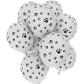 20pcs White Pets Dog Paw Latex Balloons Animal Theme Party Decor Kids Classic Toys Globos Helium Air Inflatable Balls Supply