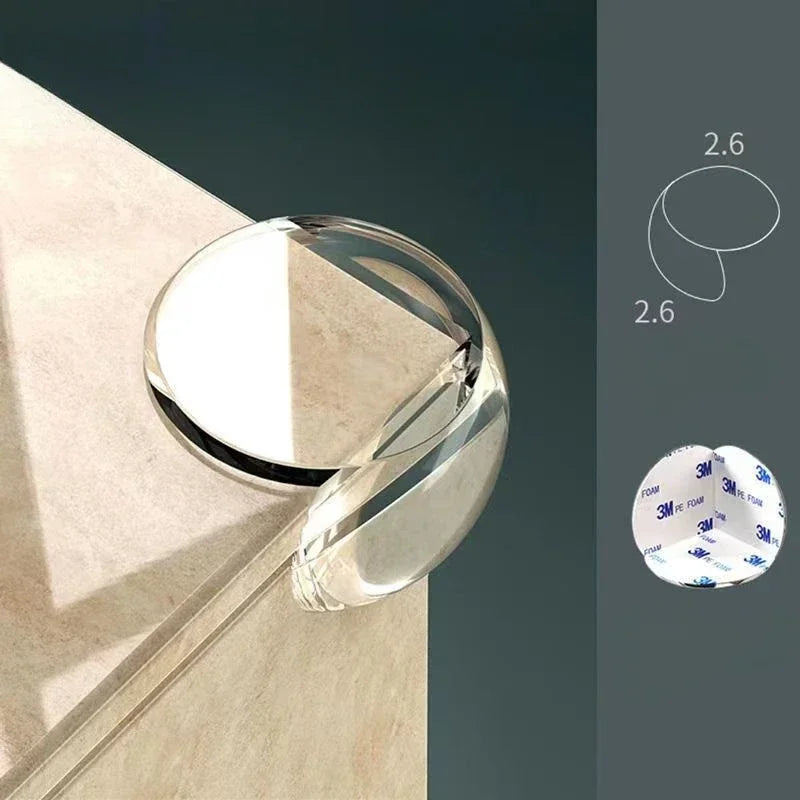 Silicone Baby Child Safety Table Guards Corner Anti-collision Clear Rubber Furniture Corner Edge Table Cushion Guard Protector
