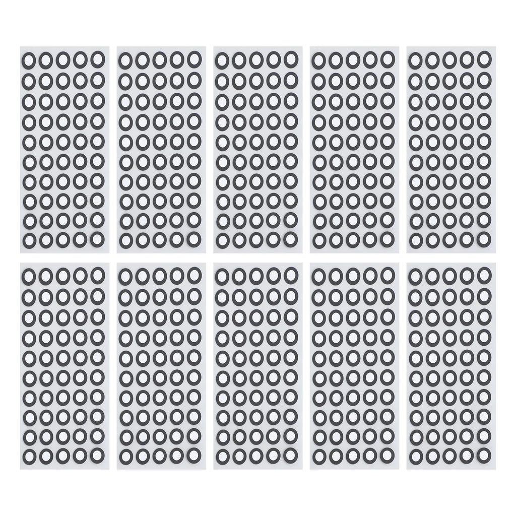 1000 Pcs/20 Sheets 3D Scanning Marker ID 6mm OD 10mm High Reflection Strong Adhesion 3D Tracking Dot Reference Point Marker