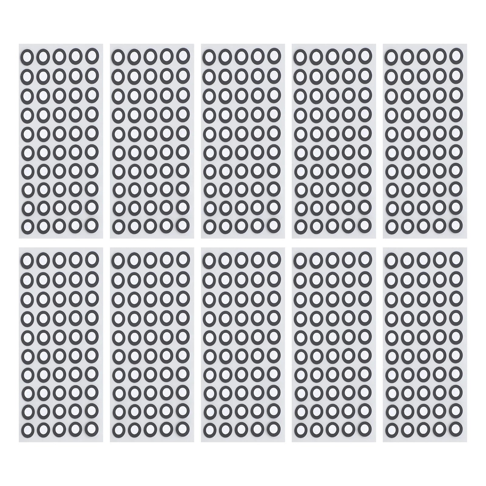 1000 Pcs/20 Sheets 3D Scanning Marker ID 6mm OD 10mm High Reflection Strong Adhesion 3D Tracking Dot Reference Point Marker