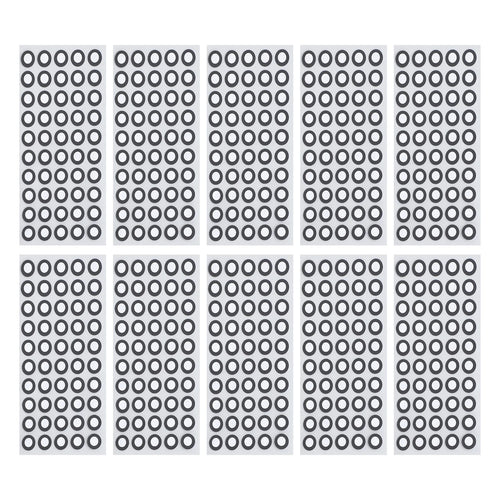 1000 Pcs/20 Sheets 3D Scanning Marker ID 6mm OD 10mm High Reflection Strong Adhesion 3D Tracking Dot Reference Point Marker